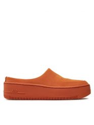 Nike Klapki W AF1 Lover Xx AO1523 800 Pomarańczowy. Brązowe klapki Nike, bez wzorów, z nubiku, bez obcasa, bez zapięcia. Za 459.99 zł.