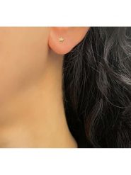 OR Carats Złote kolczyki-wkrętki z diamentami rozmiar: onesize. Żółte kolczyki OR Carats, z diamentem, złote. Za 434.99 zł.