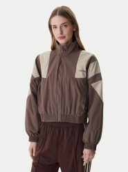 Adidas Bluza Blocked Washed KD8787 Brązowy Oversize. Brązowe bluzy adidas, xs, bez wzorów, z syntetyku, bez ramiączek, bez kaptura. Za 399.99 zł.