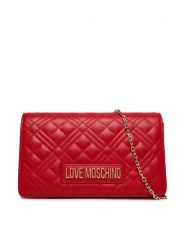 LOVE MOSCHINO Torebka JC4079PP1OLA0500 Czerwony. Czerwone kopertówki Love Moschino, bez wzorów, ze skóry, wizytowe, bez dodatków. Za 639.99 zł.