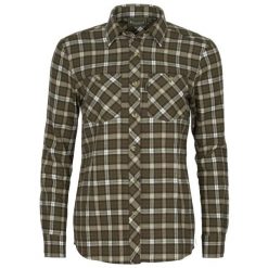 Bluzka damska Pinewood Felicia. Zielone t-shirty sportowe PINEWOOD, l, bez wzorów, z bawełny, bez ramiączek. Za 329.99 zł.