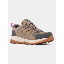 Buty turystyczne damskie Columbia Strata Trail Low Wp. Brązowe buty trekkingowe Columbia, bez zapięcia. Za 339.00 zł.
