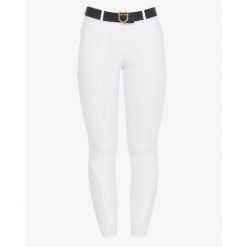 Equestro Dames Zomer Rijbroek Zenda Knie Grip Wit -. Białe spodnie dresowe EQUESTRO, bez wzorów. W wyprzedaży za 658.75 zł.