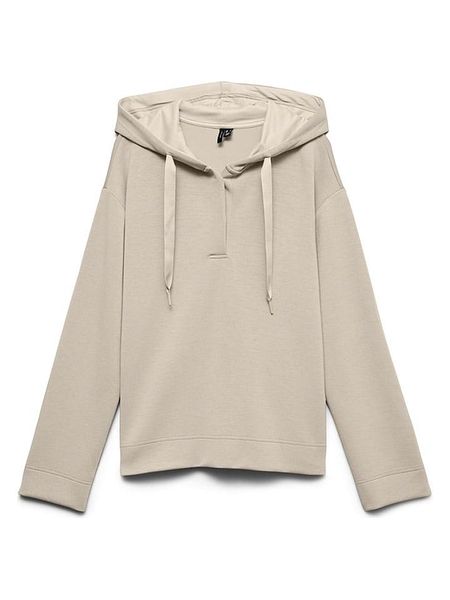 Vero Moda Bluza w kolorze beżowym rozmiar: L. Brązowe bluzy Vero Moda, l, bez wzorów, z kapturem. Za 139.95 zł.