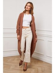 Joséfine Kardigan "Irissa" w kolorze karmelowym rozmiar: L. Brązowe swetry Joséfine, l, bez wzorów, z kaszmiru, bez ramiączek. Za 208.99 zł.