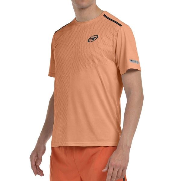 Bullpadel Mesia T-shirt. Brązowe t-shirty bullpadel, bez wzorów, sportowe, bez kołnierzyka, bez ramiączek. W wyprzedaży za 153.50 zł.
