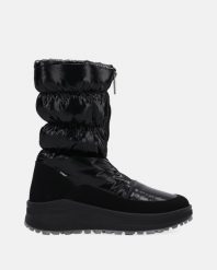 CZARNE ŚNIEGOWCE 5249 STEL NERO. Czarne botki Venezia, bez wzorów, bez obcasa, bez zapięcia. Za 339.00 zł.