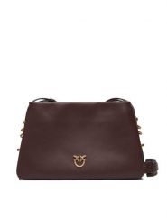 PINKO Torebka Triplet Mini AI 25-26 PLTT 105883 A0QO Brązowy. Brązowe listonoszki Pinko, bez wzorów, ze skóry, bez dodatków. Za 1,559.00 zł.