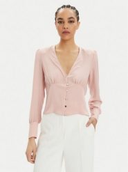 Liu Jo Bluzka CA4044 TS055 X0549 Różowy Regular Fit. Czerwone bluzki Liu Jo, bez wzorów, z syntetyku, bez kołnierzyka, bez ramiączek. Za 479.99 zł.