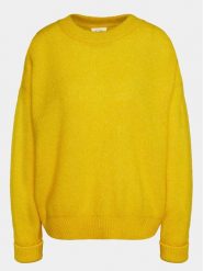 American Vintage Sweter Vitow VITO18EE24 Żółty Regular Fit. Żółte swetry American Vintage, s, bez wzorów, z wełny, vintage, bez ramiączek. Za 759.99 zł.