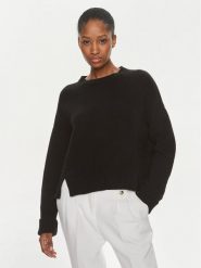 Pinko Sweter Armadillo 102241 A1CH Czarny Regular Fit. Czarne swetry Pinko, xs, bez wzorów, z wełny, bez ramiączek. Za 1,669.00 zł.