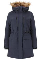 Parka damska z kapturem Whistler Bluff 10000. Niebieskie płaszcze WHISTLER, bez wzorów, z poliesteru, sportowe, z kapturem. Za 596.00 zł.