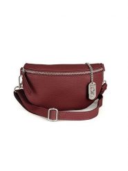 Anna Morellini Skórzana saszetka &quot;Agnese&quot; w kolorze brązowym - 23 x 15 x 1 cm rozmiar: onesize. Brązowe nerki i saszetki Anna Morellini, bez wzorów, z materiału, sportowe, bez dodatków. Za 165.99 &#122;&#322;.