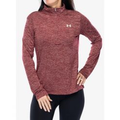 Bluza damska Under Armour UA Tech Twist 1/2 Zip. Czerwone bluzy Under Armour, s, bez wzorów, bez kaptura, na fitness i siłownię. Za 139.99 zł.