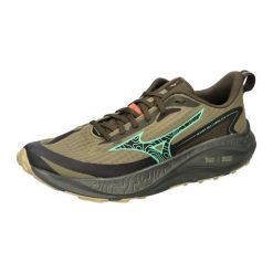 Damskie buty do biegania Mizuno Neo Lumina GTX. Zielone buty do biegania Mizuno, bez wzorów, z gumy, bez zapięcia, do biegania. Za 555.00 zł.