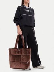 Reebok Torebka CWBEO-RBK-B-008-10 Brązowy. Brązowe shopper bag Reebok, bez wzorów, z materiału, bez dodatków. Za 149.99 zł.