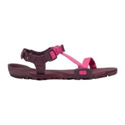 Buty trekkingowe damskie Xero Shoes Z-Trail EV. Czerwone trekkingi XERO SHOES, bez wzorów, z materiału, bez zapięcia, trekkingowe. Za 509.99 zł.