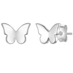Glanzstücke München Kolczyki Motyl z Srebra Sterling w srebrze z 1 ct Damski. Szare kolczyki Glanzstücke München, srebrne. Za 129.99 zł.