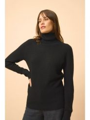 Just Cashmere Kaszmirowy golf "Udny" w kolorze czarnym rozmiar: XXL. Czarne swetry Just Cashmere, xxl, bez wzorów, z kaszmiru, bez ramiączek. Za 459.45 zł.