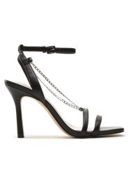 ONLY Shoes Sandały Onlalyx-15 15288440 Czarny. Czarne sandały ONLY SHOES, bez wzorów, ze skóry, bez obcasa, na szpilce, bez zapięcia. Za 329.99 zł.