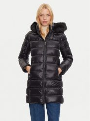 Tommy Hilfiger Kurtka puchowa WW0WW43122 Czarny Regular Fit. Czarne kurtki Tommy Hilfiger, s, bez wzorów, z puchu, bez kaptura. Za 1,049.00 zł.