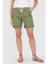 Alife and kickin Szorty "Ayana" w kolorze khaki rozmiar: XL. Brązowe szorty Alife and Kickin, z aplikacjami, ze skóry. Za 83.03 zł.