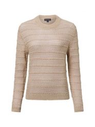 Franco Callegari sweter z dzianiny lnianej Kobiety len beżowy, M. Brązowe swetry Franco Callegari, m, bez wzorów, z dzianiny, eleganckie, bez ramiączek. Za 249.95 zł.