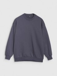 4F Bluza dresowa nierozpinana bez kaptura uniseks - szara S. Szare bluzy bez kaptura 4f, s, bez wzorów, z bawełny, bez kaptura. W wyprzedaży za 69.99 zł.