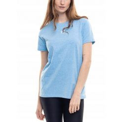 Koszulka Kobieta Sportowa Under Armour T-shirt Bluzka Bawełniana roz. XS. Niebieskie t-shirty sportowe Under Armour, s, bez wzorów, z bawełny, bez ramiączek. Za 94.00 zł.