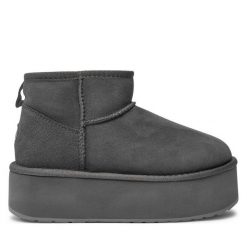 Śniegowce EMU Australia. Szare śniegowce Emu Australia, bez wzorów, bez zapięcia. Za 699.99 zł.
