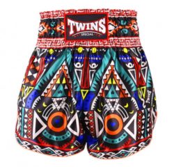 Spodenki treningowe Twins Special Aztec. Czerwone szorty sportowe TWINS, bez wzorów, z gumy, na fitness i siłownię. Za 199.00 zł.