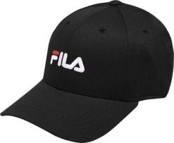 Czapka z logo liniowym - pasek z tyłu Fila Brasov 6 Panel. Białe czapki z daszkiem Fila, na jesień, bez wzorów, z bawełny. Za 72.99 zł.