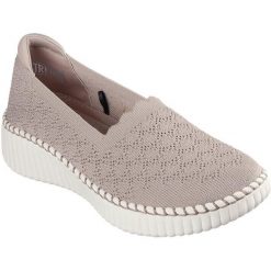 Buty sportowe damskie Skechers Wilshire Blvd. Fioletowe buty treningowe Skechers, bez wzorów, bez zapięcia, na fitness i siłownię. Za 490.00 zł.
