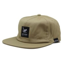 Czapka typu trucker – z płaskim daszkiem organiczna / dla dorosłych (piaskowy). Brązowe czapki z daszkiem SURF MONKEY, bez wzorów, z bawełny, sportowe. Za 139.95 zł.