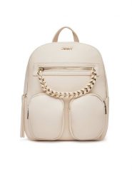 JENNY Plecak JNY-M-014-07 Beżowy. Brązowe plecaki Jenny, bez wzorów, ze skóry, bez dodatków. Za 159.99 zł.