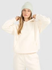 4F Polar oversize z kapturem damski - biały L. Białe bluzy z polaru 4f, l, bez wzorów, z polaru, trekkingowe. Za 179.99 zł.