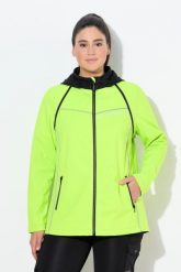 Damskie Kurtka funkcyjna 2w1 HYPRAR hydrofobowa stójka. Zielone kurtki przejściowe sportowe Ulla Popken, plus size, bez wzorów, z materiału, bez kaptura. Za 479.99 zł.