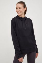 Under Armour bluza sportowa Armour Fleece damska kolor czarny z kapturem gładka. Czarne bluzy z kapturem Under Armour, l, bez wzorów, z kapturem. W wyprzedaży za 209.99 zł.