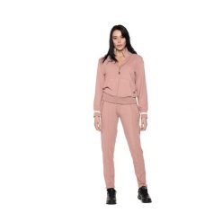 Bluza z zamek błyskawiczny na co dzień na siłownię. Brązowe bluzy LEONE 1947 APPAREL, bez wzorów, z dresówki, sportowe, bez ramiączek, bez kaptura. Za 522.04 zł.