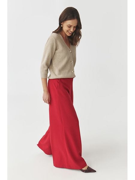 TATUUM Spodnie "Manikimia 1" w kolorze czerwonym rozmiar: 40. Czerwone spodnie materiałowe Tatuum, bez wzorów, z materiału. Za 170.07 zł.