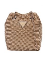 Guess Torebka HWRP93 50750 Złoty. Żółte kopertówki Guess, z aplikacjami, z tworzywa sztucznego, wizytowe, bez dodatków. Za 699.99 zł.