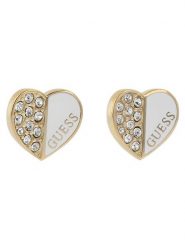Guess Kolczyki Love Guess JUBE03 048JW Żółte złocenie. Żółte kolczyki Guess. Za 139.99 zł.
