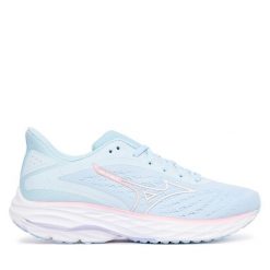 Buty do biegania Mizuno. Białe buty do biegania Mizuno, bez wzorów, bez zapięcia, do biegania, mizuno wave. Za 499.99 zł.