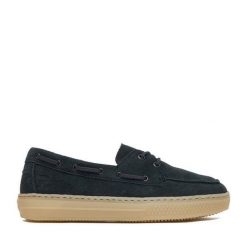 Mokasyny Rieker. Niebieskie mokasyny Rieker, bez wzorów. Za 379.99 zł.