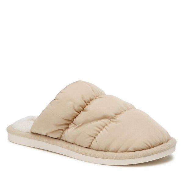 Kapcie Home & Relax. Brązowe kapcie Home & Relax, bez wzorów. Za 59.99 zł.