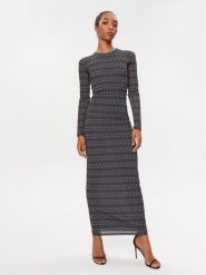 Patrizia Pepe Sukienka codzienna 2A2655/J152 XZ01 Czarny Slim Fit. Czarne sukienki Patrizia Pepe, na co dzień, bez wzorów, z syntetyku, bez kołnierzyka, bez ramiączek, proste. Za 449.99 zł.