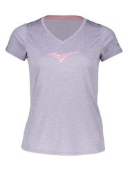 Mizuno Koszulka sportowa "Impulse Core" w kolorze lawendowym rozmiar: L. Różowe t-shirty sportowe Mizuno, l, bez wzorów, z materiału, bez ramiączek, outdoorowe. Za 65.54 zł.