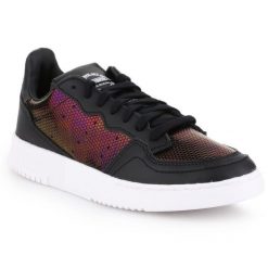 Buty adidas Supercourt W EG2012 czarne. Czarne buty treningowe bez wzorów, z materiału, bez zapięcia. Za 613.11 zł.