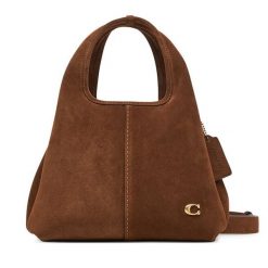 Torebka Coach. Brązowe torebki klasyczne Coach, bez wzorów, klasyczne, bez dodatków. Za 1,869.00 zł.