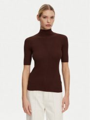 Kontatto Sweter 3M0530C Brązowy Regular Fit. Brązowe swetry Kontatto, m, bez wzorów, z wiskozy, bez ramiączek. Za 179.99 zł.